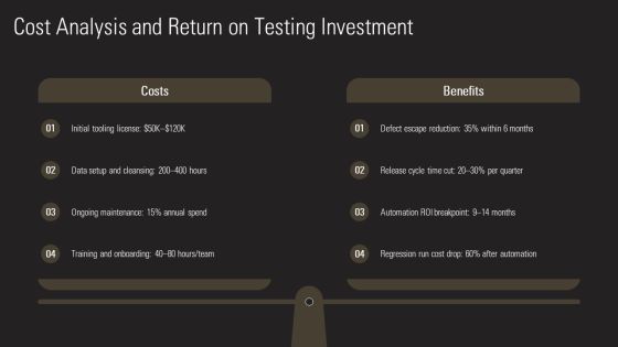 Data Driven Testing Framework PPT Summary VM Slide25