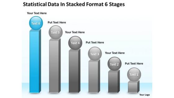 Data In Stacked Format 6 Stages Ppt Examples Of Small Business Plans PowerPoint Templates