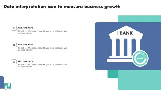 Data Interpretation Icon For Financial Sector Mockup Pdf