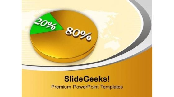 Data Interpretation Pie Chart Marketing PowerPoint Templates Ppt Backgrounds For Slides 0313