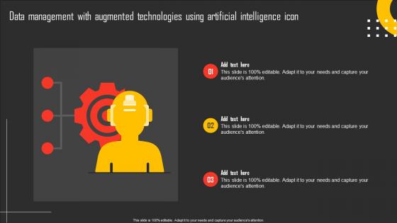 Data Management With Augmented Technologies Using Artificial Intelligence Icon Guidelines Pdf