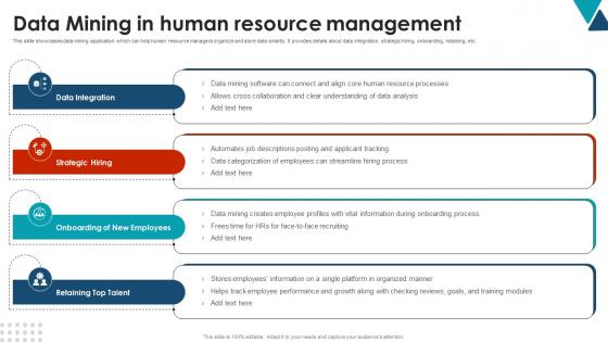 Data Mining In Human Resource Management Using Data Mining Tools To Optimize Processes AI SS V