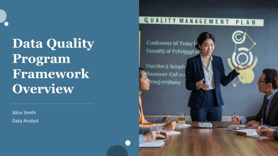 Data Quality Program Framework Overview PPT Template AT