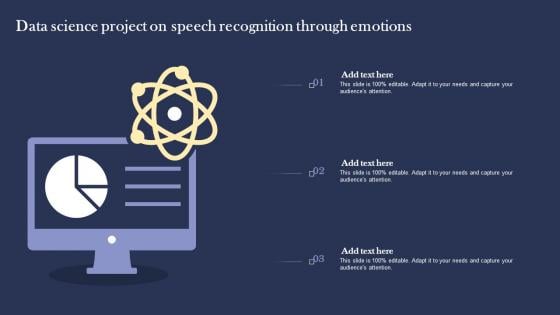 Data Science Project On Speech Recognition Through Emotions Graphics pdf