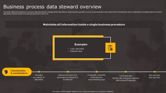 Data Stewardship In Business Processes Business Process Data Steward Download Pdf