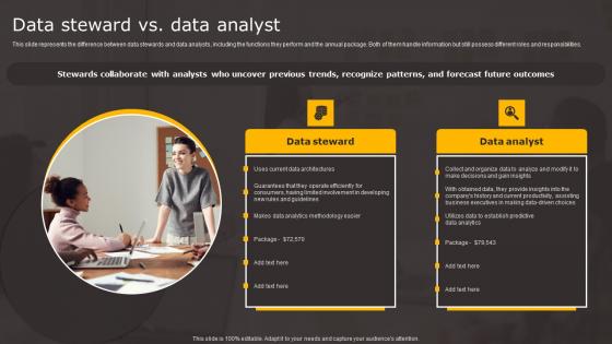Data Stewardship In Business Processes Data Steward Vs Data Analyst Themes Pdf