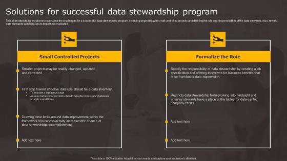 Data Stewardship In Business Processes Solutions Successful Data Stewardship Brochure Pdf