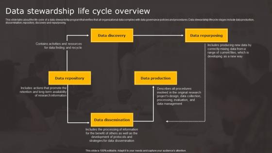 Data Stewardship Life Cycle Overview Data Stewardship In Business Processes Infographics Pdf