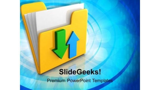 Data Transfer Business PowerPoint Templates And PowerPoint Themes 1112