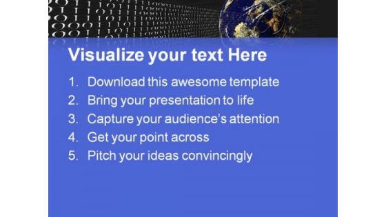 Data Transfer Internet PowerPoint Themes And PowerPoint Slides 0511
