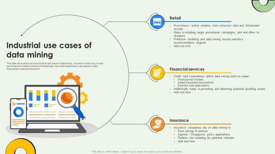 Data Warehousing And Industrial Use Cases Of Data Mining AI SS V Data Warehousing And Industrial Use Cases Of Data Mining AI SS V