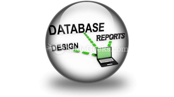 Database System PowerPoint Icon C