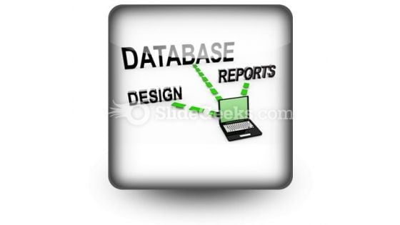 Database System PowerPoint Icon S