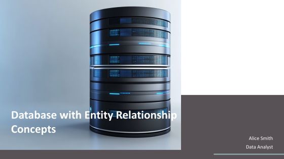Database With Entity Relationship Concepts PPT Presentation AT