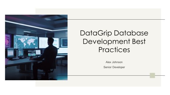 Datagrip Database Development Best Practices PPT Example AT