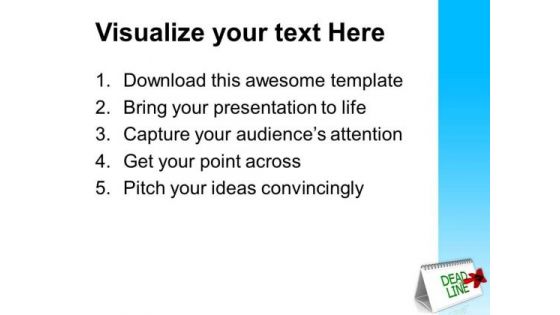 Deadline Concept Business Target PowerPoint Templates Ppt Backgrounds For Slides 0613