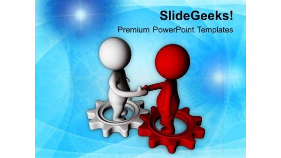 Deal With Clients For Successful Business PowerPoint Templates Ppt Backgrounds For Slides 0613