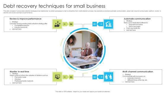 Debt Recovery Techniques For Small Business Brochure Pdf