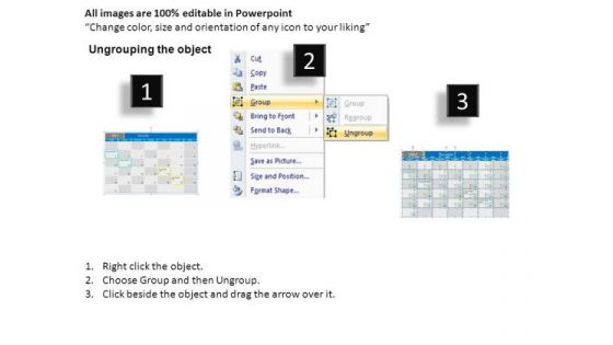 December 2012 Calendar For PowerPoint