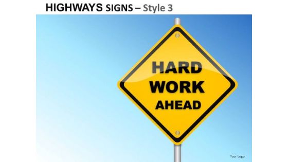 Decide Highways Signs 3 PowerPoint Slides And Ppt Diagram Templates
