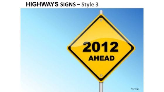 Decision Highways Signs 3 PowerPoint Slides And Ppt Diagram Templates