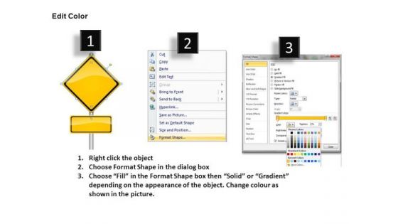 Decision Highways Signs 3 PowerPoint Slides And Ppt Diagram Templates