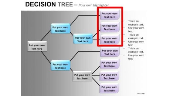 Decision Tree Analysis PowerPoint Diagrams