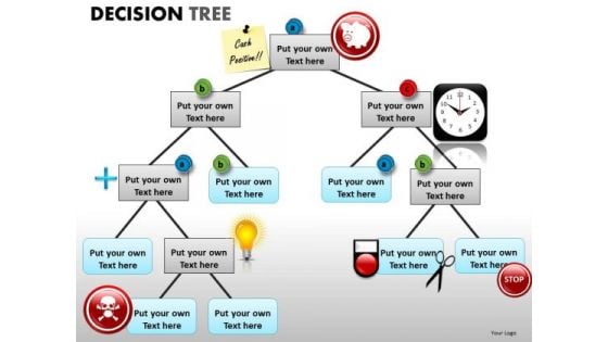 Decision Tree PowerPoint Graphics For Decsion Making Presentations