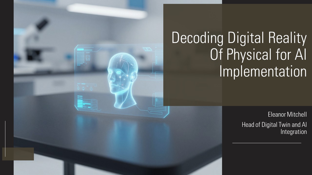 Decoding Digital Reality Of Physical For AI Implementation PPT Guidelines VM