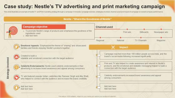 Decoding Nestles Marketing Case Study Nestles Tv Advertising And Print Strategy SS V Decoding Nestles Marketing Case Study Nestles Tv Advertising And Print Strategy SS V