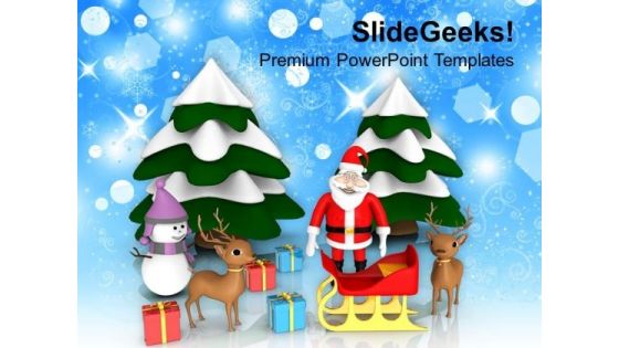 Decorative Christmas Theme Holidays PowerPoint Templates Ppt Backgrounds For Slides 1212