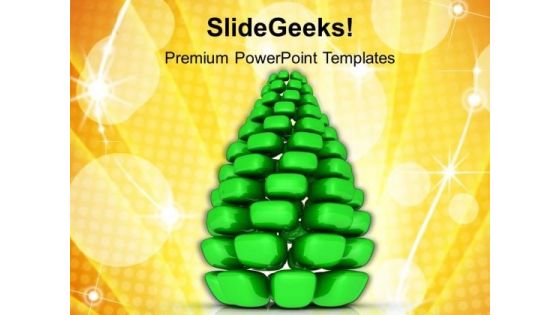 Decorative Pine Tree Holidays PowerPoint Templates Ppt Backgrounds For Slides 1212 Decorative Pine Tree Holidays PowerPoint Templates Ppt Backgrounds For Slides 1212