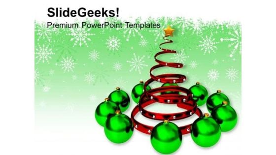 Decorative Tree With Baubles Christmas Concept PowerPoint Templates Ppt Backgrounds For Slides 1112 Decorative Tree With Baubles Christmas Concept PowerPoint Templates Ppt Backgrounds For Slides 1112