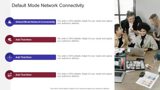 Default Mode Network Connectivity In Powerpoint And Google Slides Cpb