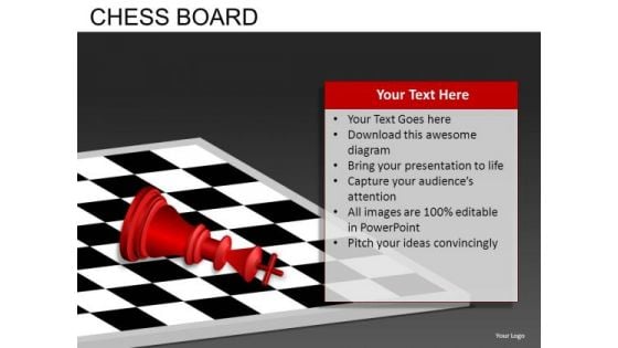 Defeated Chess PowerPoint Templates Defeated Chess PowerPoint Templates