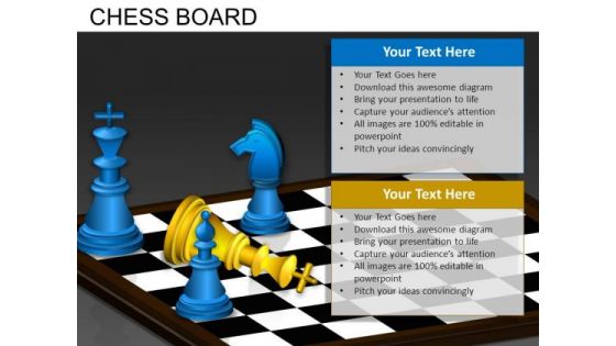 Defeated King Chess PowerPoint Templates Defeated King Chess PowerPoint Templates