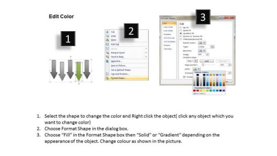Define Parallel Processing Staggered PowerPoint Templates Backgrounds For Slides Slide03