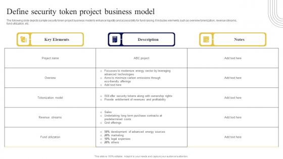 Define Security Token Project Business Exploring Investment Opportunities Ideas Pdf