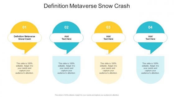 Definition Metaverse Snow Crash In Powerpoint And Google Slides Cpb