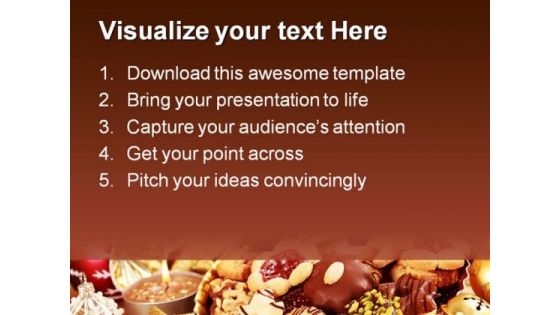 Delicious Christmas Cookie Holidays PowerPoint Themes And PowerPoint Slides 0211