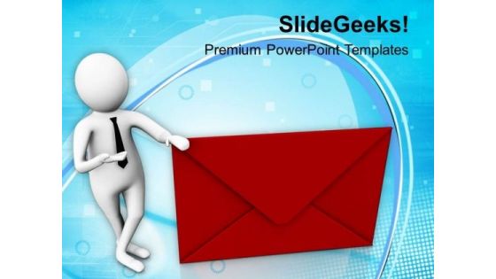 Deliver The Mail On Time PowerPoint Templates Ppt Backgrounds For Slides 0813