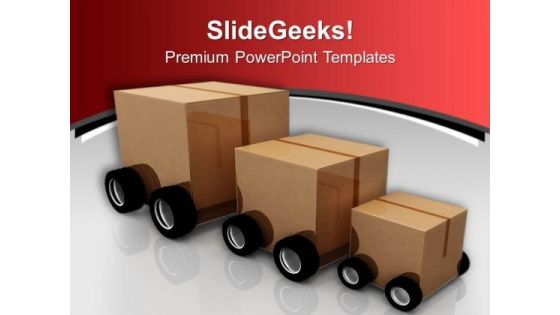 Deliver The Parcel Transportation PowerPoint Templates Ppt Backgrounds For Slides 0513