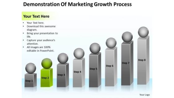 Demonstration Of Marketing Growth Process Ppt Business Plan PowerPoint Templates