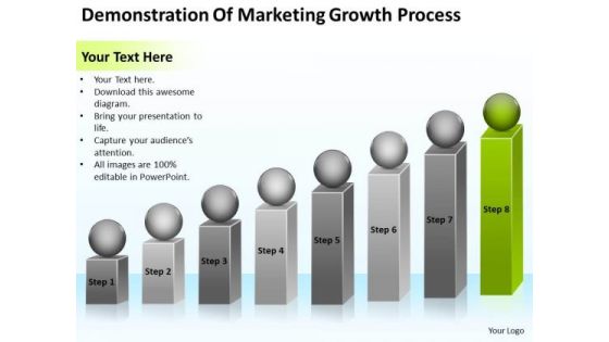 Demonstration Of Marketing Growth Process Ppt Business Plan Small PowerPoint Templates