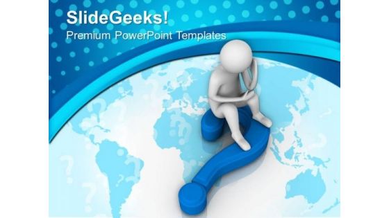 Demoralized From Business Ups And Downs PowerPoint Templates Ppt Backgrounds For Slides 0513