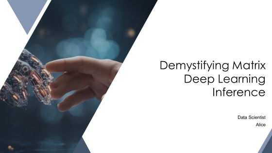 Demystifying Matrix Deep Learning Inference PPT Structure AT