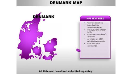Denmark PowerPoint Maps Denmark PowerPoint Maps