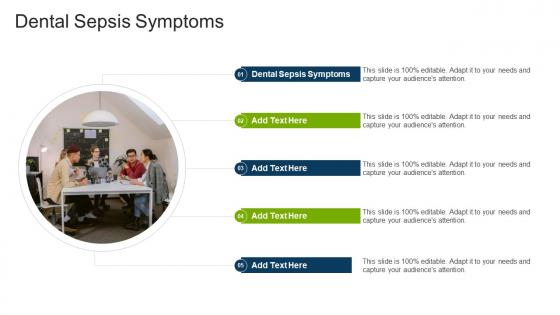 Dental Sepsis Symptoms In Powerpoint And Google Slides Cpb