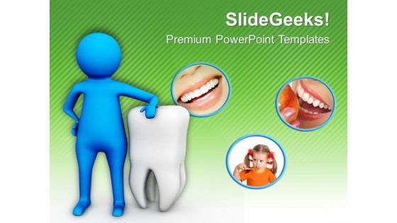 Dentist Keeps The Care Of Smile PowerPoint Templates Ppt Backgrounds For Slides 0713