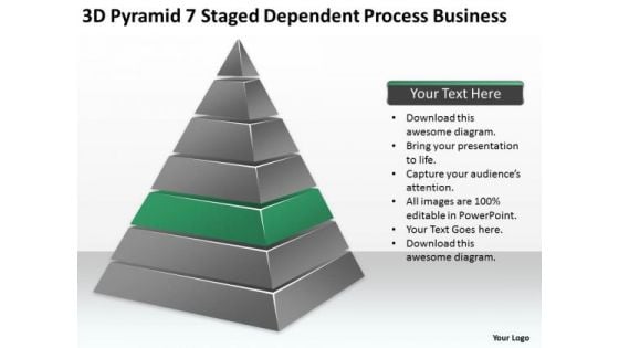 Dependent Process Business Ppt 3 Sample Plans For Small PowerPoint Templates